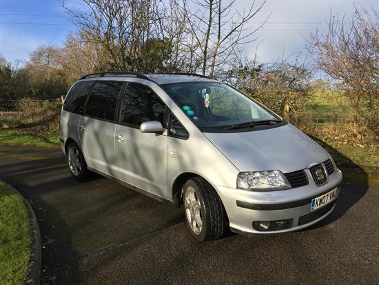 A 2007 Seat Alhambra Stlyance 2.00 tdi 7 seater MPV